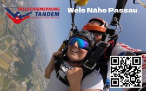 Wels Fallschirmspringen Wels Fallschirmsprung Wels Tandemsprung Geschenk Gutschein Termin Reservierung Tickets Freifall Hoehe 4300 Meter Oberoesterreich Fallschirmspringen